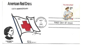 1910 American Red Cross The Gift of Self, Agist Cachet FDC - Picture 1 of 1