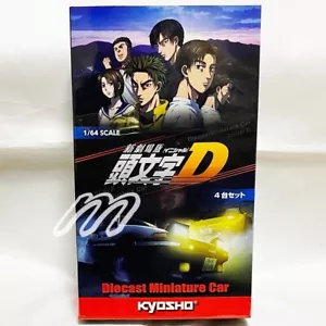 KYOSHO 1/64 Initial D New movie version 4 units set Mini Car Unopened Japan - Picture 1 of 6