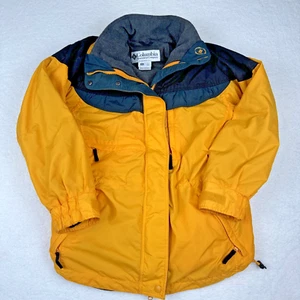 Columbia Winter Mantel Jacke Damen S gelb blau Boulder Ridge herausnehmbares Futter - Bild 1 von 16