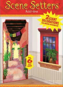 Setter de Escenas de Fiesta y Ventana Suroeste Cinco de Mayo Decoraciones de Fiesta - Imagen 1 de 1