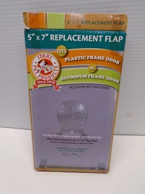 Ideal Pet Products Vinyl Replacement Flap 5x7 for Plastic or Aluminum Doors New - Image 1 of 4