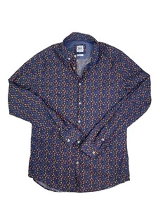 Zara Men Size S Slim Fit Floral Long Sleeve Button Up Shirt - Picture 1 of 7