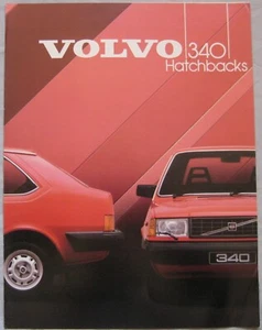 1984 Volvo 340 Hatchbacks Brochure Pub.No. BV 1322-84-2 - Picture 1 of 2