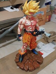 Goku super saiyan namek alto 50 cm dipinto a mano