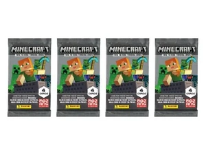 Lot of (4) 2022 Panini Minecraft Time To Mine Factory Sealed Booster Packs - Picture 1 of 2
