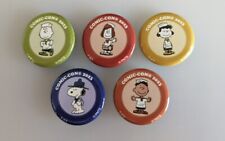 SDCC 2023 Comic-Con Peanuts Exclusive - Complete Set of 5 Button Pins