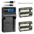 Kastar BP-511A Battery + Charger for Canon DS6041 ZR10 ZR20 ZR30 ZR40 ZR60 ZR90
