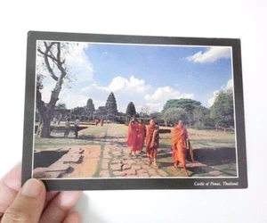 Postal Castillo de Pimai, Tailandia Monje Foto de Viaje Coleccionable Antigua Postal - Imagen 1 de 5