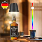 RGB LED Tisch Lampe Flaschenaufsatz Flaschen Leuchte Deko Licht Dimmbar Akku