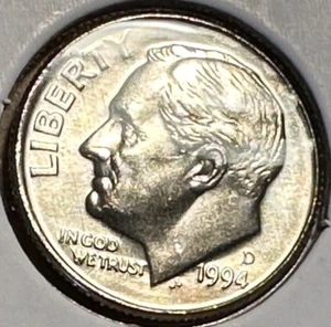1994 D Roosevelt Dime unzirkuliert aus neuwertig Set - Bild 1 von 4
