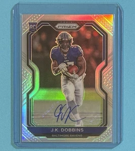 Prizm Football J.K. Dobbins Silver Prizm Rookie 2020 automático RC #379 SSP 🔥 - Imagen 1 de 4