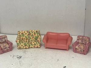 Fisher Price Loving Family Wohnzimmer Sofas und Stühle Set - Bild 1 von 20