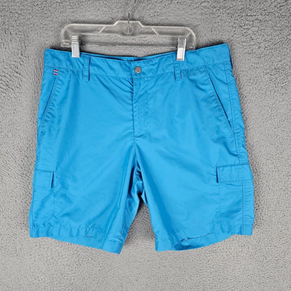 Pantalones Cortos Carga J. Lindeberg Para Hombre 32 Azul Ajuste Regular Absorbe Humedad Exterior Foto 1 de 4