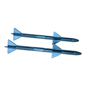 Skystriker XP-14F Sparrow Missiles x2 1983 GI Joe Hasbro Action Figure Vehicle - Picture 1 of 2