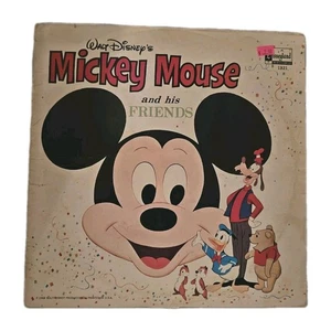 Vtg 1968 Disneyland Mickey Mouse & His Friends LP Player Copy #1321 - Picture 1 of 4