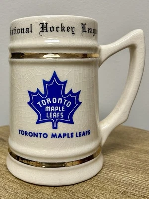 Vintage Toronto Maple Leafs Lewis Bros Ceramic Mug Stein Beer NHL Hockey - Image 1 of 4