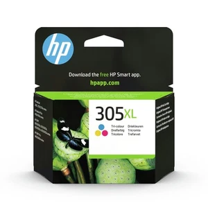 HP 3YM63AE 305XL High Yield Original Ink Cartridge, Tri-color, Pack of 1 Tri-Col - Photo 1/10