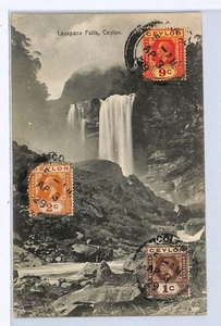 CEYLON Postcard Laxapana Falls PPC View Side Netherlands Rotterdam 1929 XW301 - Picture 1 of 10
