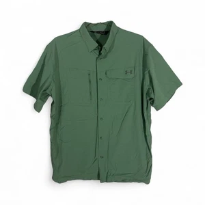 Under Armour UA Fish Hunter Shirt Vented GREEN Shirt HERREN XL - Bild 1 von 5
