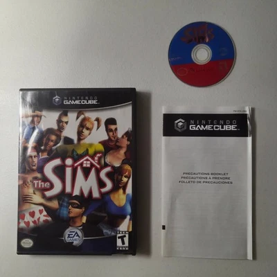 The Sims Nintendo GameCube Video Game Multiplayer Simulation No Manual - Image 1 of 2