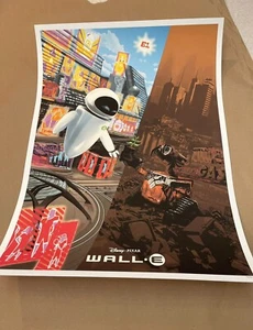 Disney Pixar WALL-E by "Raid71" Poster Bottleneck Gallery 90/150 LE BNG - Picture 1 of 2