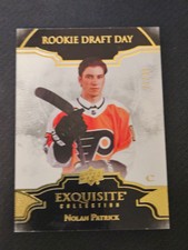 2017-18 UPPER DECK EXQUISITE NOLAN PATRICK RDD-NP #ed 71/99 ROOKIE DRAFT DAY