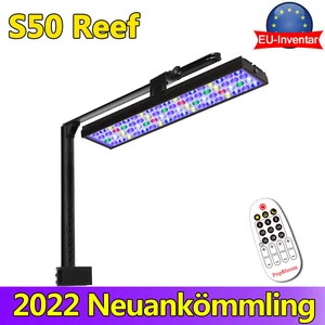 PopBloom Aquarium Beleuchtung Led Meerwasser Lampe Für Reef Aquarium Dimmable