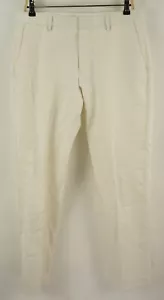 J. Crew Ludlow Duca Visconti di Modrone Cotton Twill Men's 31 x 32 White Pants - Picture 1 of 10