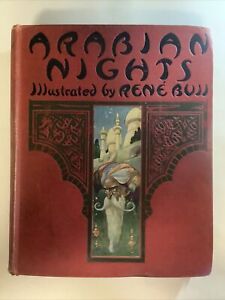 VINTAGE - Arabian Nights (1917, Hardcover) René Bull Illustrator 