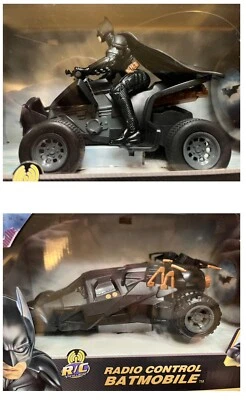 2X Tyco RC Batman Radio Control Batmobile Tumbler & Quad Striker ATV Mattel HTF - Image 1 of 4