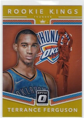2017-18 Panini Donruss Optic Rookie Kings Gold #21 Terrance Ferguson RC 7/10 T3 - Image 1 of 2