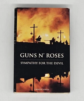 Guns N Roses Sympathy For The Devil LP Version Cassette Tape Single GEFCS-19381 - Image 1 of 4