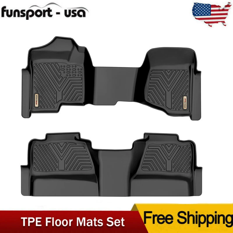 3D Floor Mats for 2007-2013 Chevy Silverado GMC Sierra 1500 2500/3500HD Crew Cab Foto 1 de 4