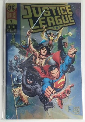 ⭐Justice League #1 2018 DC Comics • Gold Foil Still Sealed Polybag NM-⭐ - Image 1 of 2