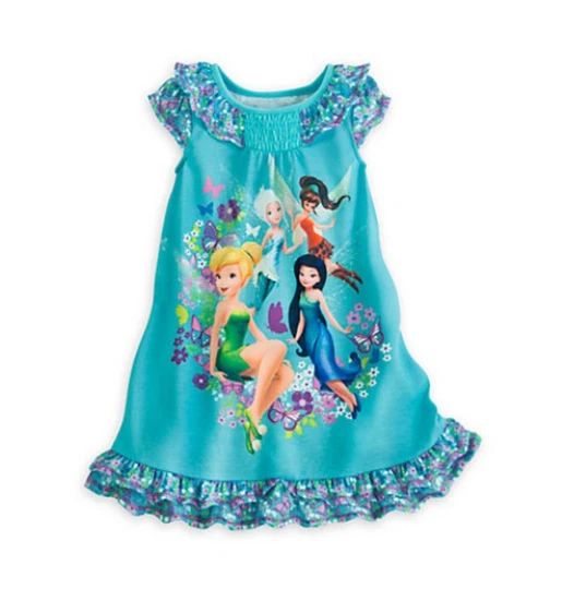 [Disney Store] Disney Fairies Nightshirts for Girls - Size 2,3,4  - New - Image 1 of 1