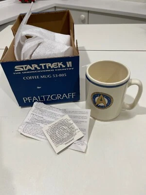 NOS 1993 Star Trek VI “The Undiscovered Country” Pfaltzgraff coffee mug - Image 1 of 4