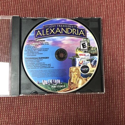 The Lost Treasures of Alexandria Over 200 Levels of Match-3 Fun PC Disc Only - Image 1 of 2