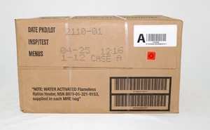 MRE U.S. Military Ready to Eat Meals INSP 2025 - Case, 1, 2, 4, 6 Pack Options - Picture 1 of 76