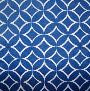 4 x Single Paper Napkins for Decoupage Crafting Table Geometric Pattern 43 - Picture 1 of 2