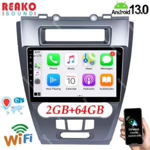 10.1" Android 13 Car Stereo Carplay Radio GPS Nav For Ford Fusion 2009-2012 64G - Imagen 1 de 17