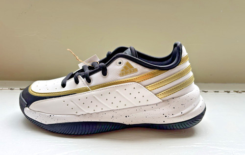 Sneakers Adidas Front Court bianche e oro Uomo 6 5 Donna 7 5"