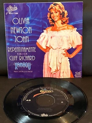 OLIVIA NEWTON-JOHN Suddenly XANADU OST Cliff Richard 1980 MEXICO 7" 45 Pop Rock - Image 1 of 4