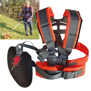 Doppel Tragegurt Schultergurt Freischneider für STIHL Motorsense Rasentrimme* - Bild 1 von 16