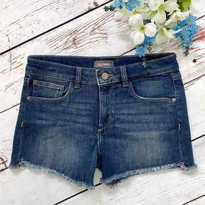 DL1961 Lucy Sandcastle Cut-Off Jean Shorts - Girl's Size 16 - Picture 1 of 12