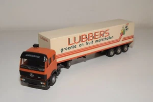 A4 1:50 LION CAR MERCEDES-BENZ TRUCK TRAILER LUBBERS N MINT CONDITION RARE - Picture 1 of 7