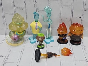 Disney Pixar Elemental Lumen Action Figure Lot Of 6 Cake Topper Movie Toys - Picture 1 of 8