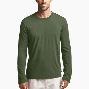 James Perse Clothing Herren Neu Shamrock Grün Classic L/S Baumwolle T-Shirt MLJ3351 - Bild 1 von 8