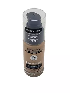 NEW Revlon Colorstay Makeup Foundation Combination/Oily Skin 220 Natural Beige - Picture 1 of 1
