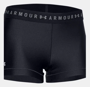 NEW! UNDER ARMOUR XL Women 3" SHORTY Compression Volleyball Shorts-Black 1312542 - Picture 1 of 2