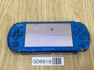 GD6919 Plz Read Item Condi PSP-3000 VIBRANT BLUE SONY PSP Console Japan - Picture 1 of 12